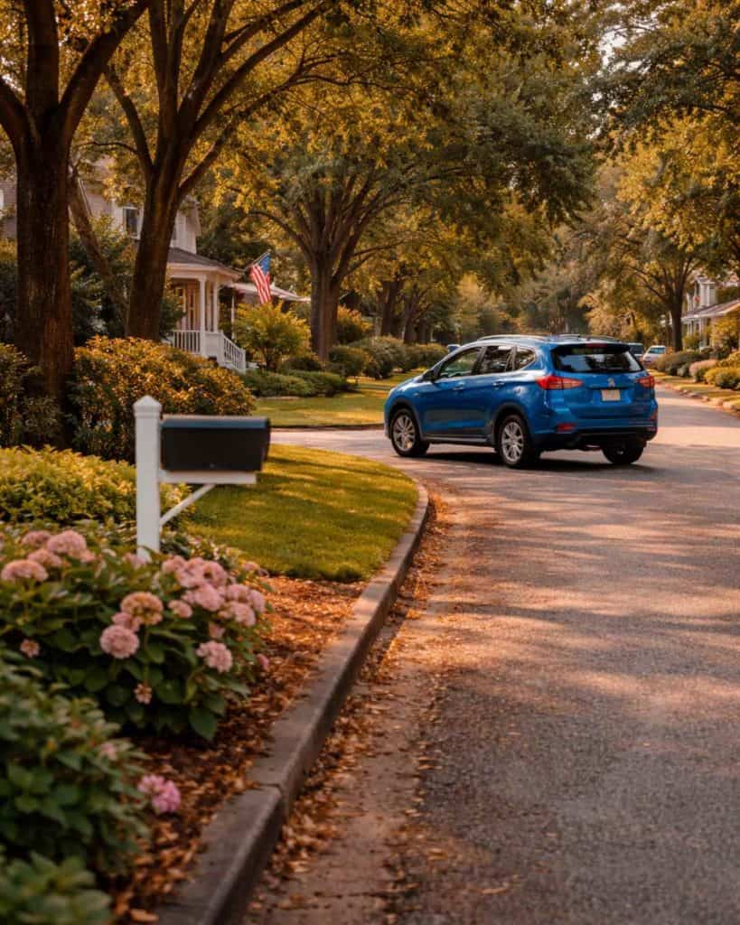 The Suspicious Blue Car